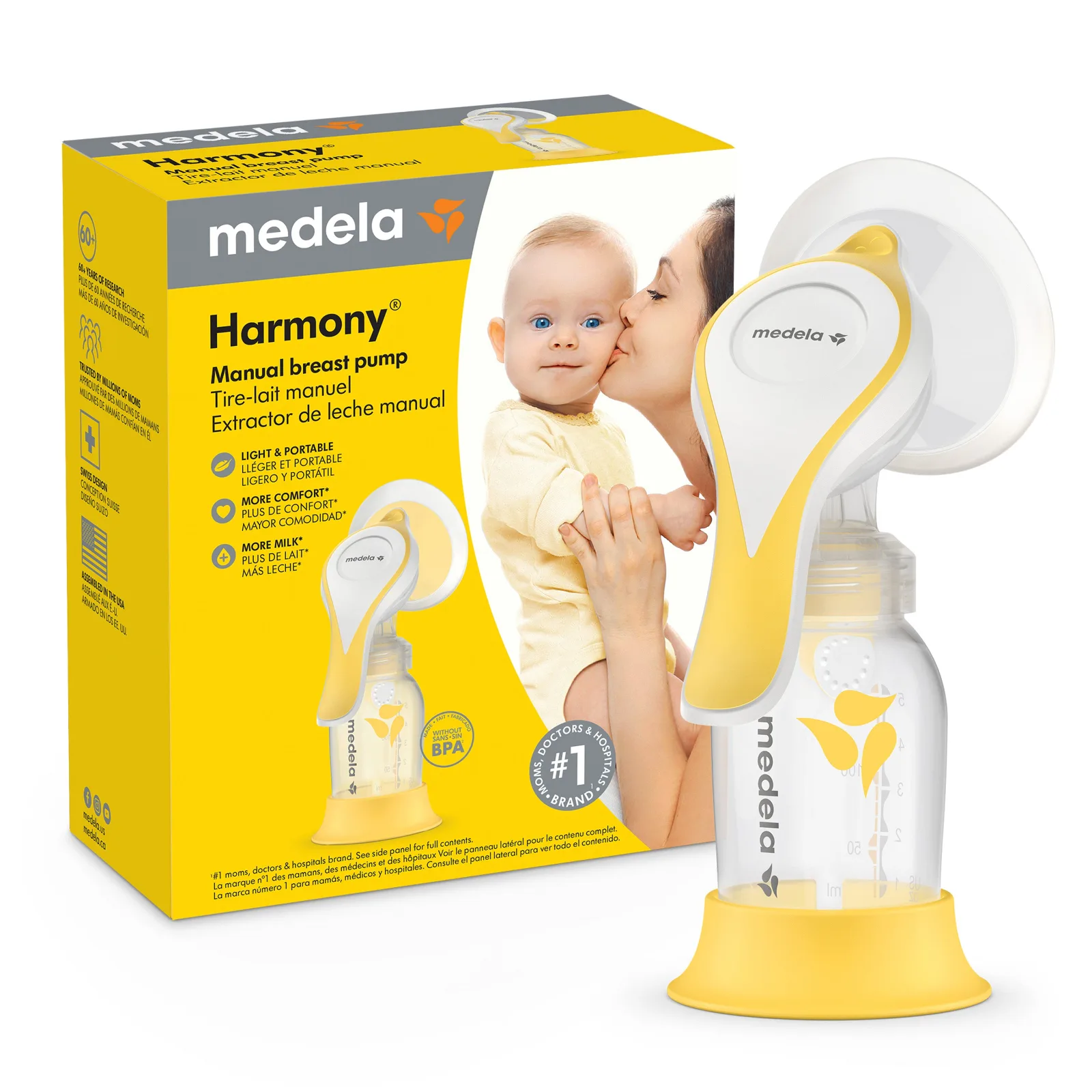 Extractor de Leche Manual Harmony® con PersonalFit Flex™